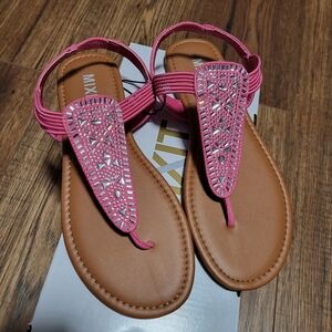 Mixit Womens Gillian T-Strap Flat Sandals